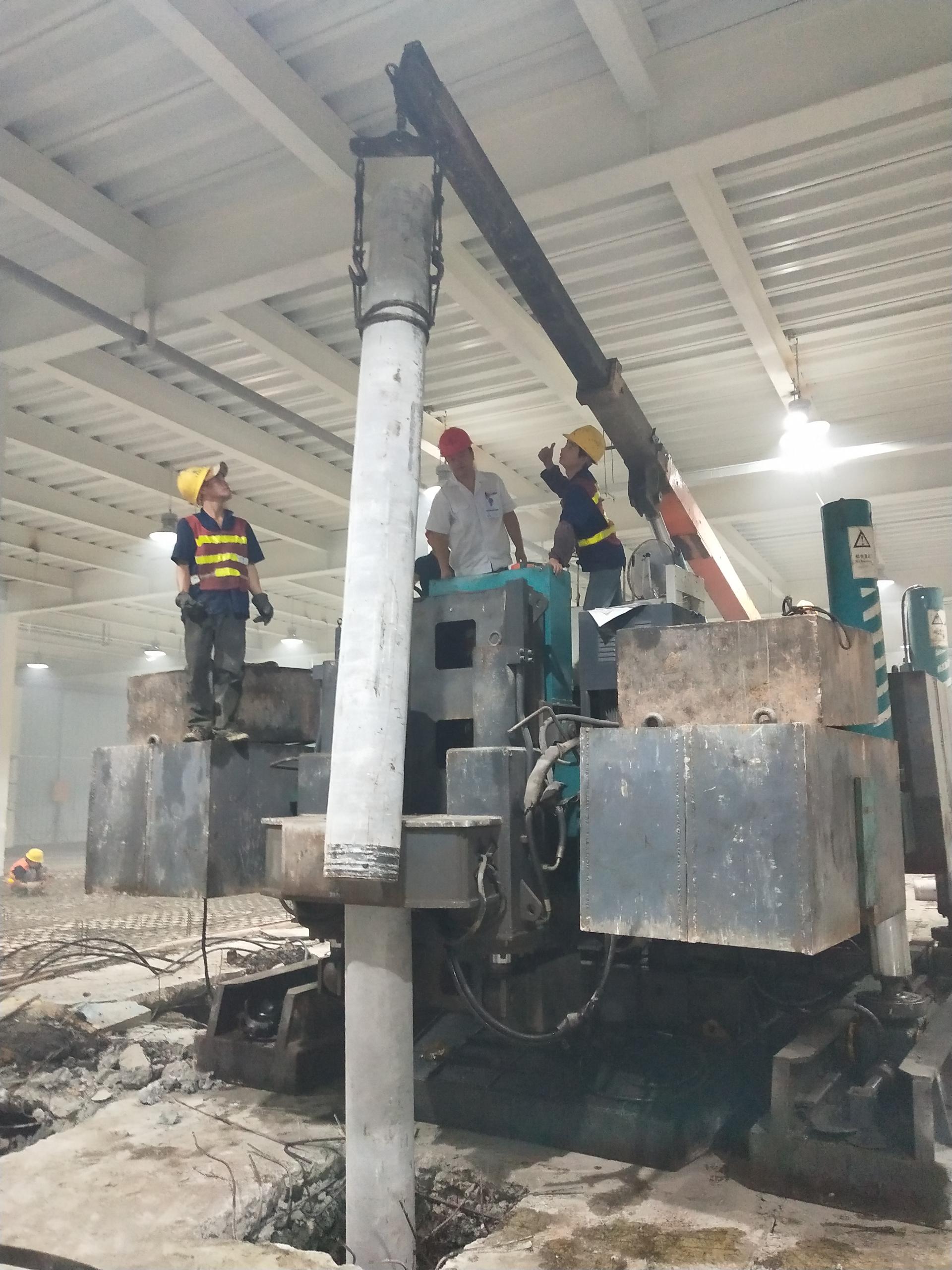 千噸重型機器進入廠房如何對樓板做承重檢測和承重加固